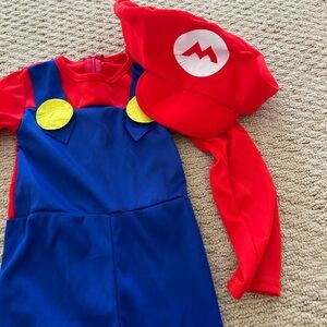 Mario 4T Red and Blue Costume with Hat